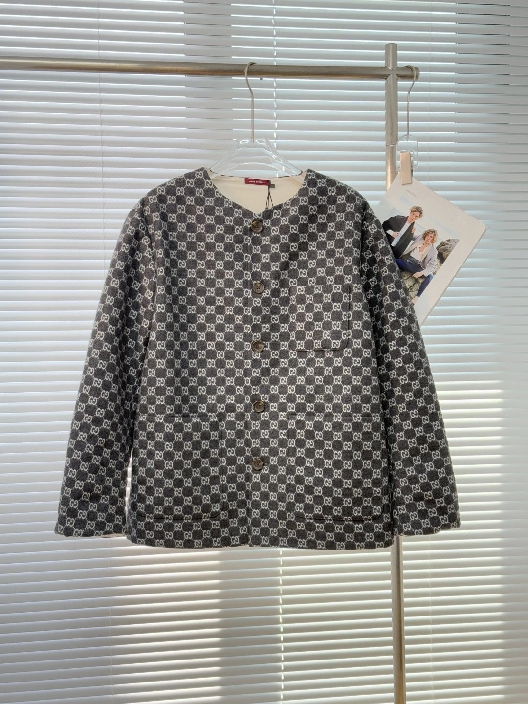 wg.luxury- 6u33i 100％ wool oversized item:D-F409L2313